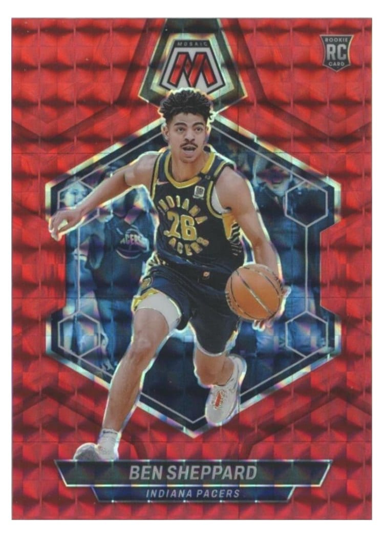 2023-24 Panini Mosaic Base Set Ben Sheppard #244 card