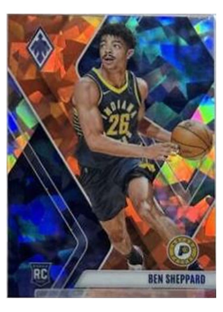 2023-24 Panini Phoenix Base Set Ben Sheppard Orange Ice #253 card