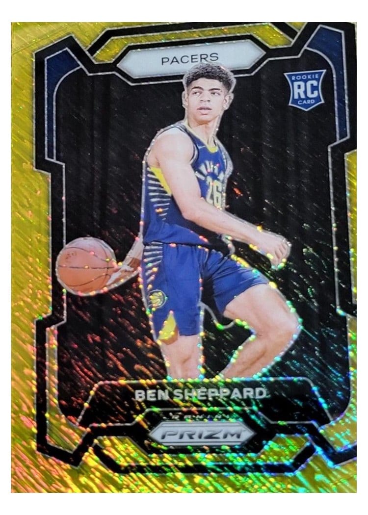 2023-24 Panini Prizm Base Set Ben Sheppard Gold Shimmer #172