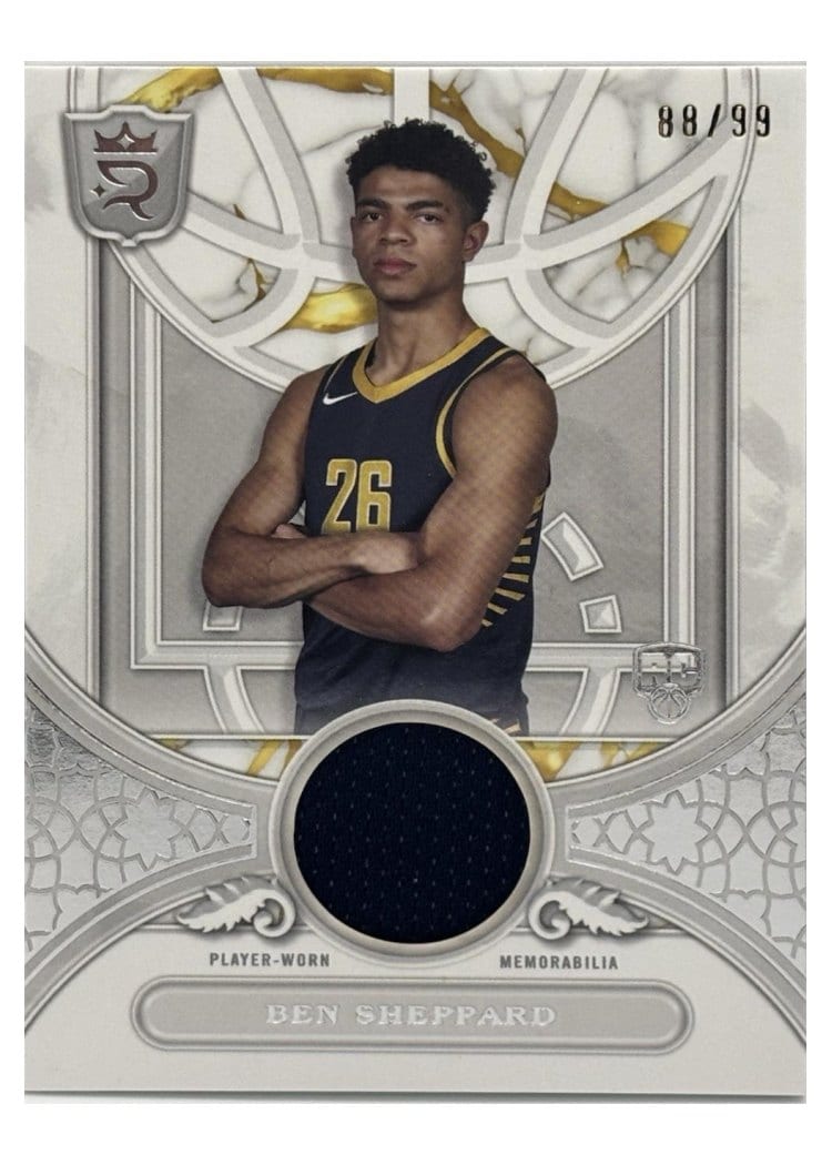 2023-24 Topps Royalty Round Ball Relics Ben Sheppard #RBR-BS card