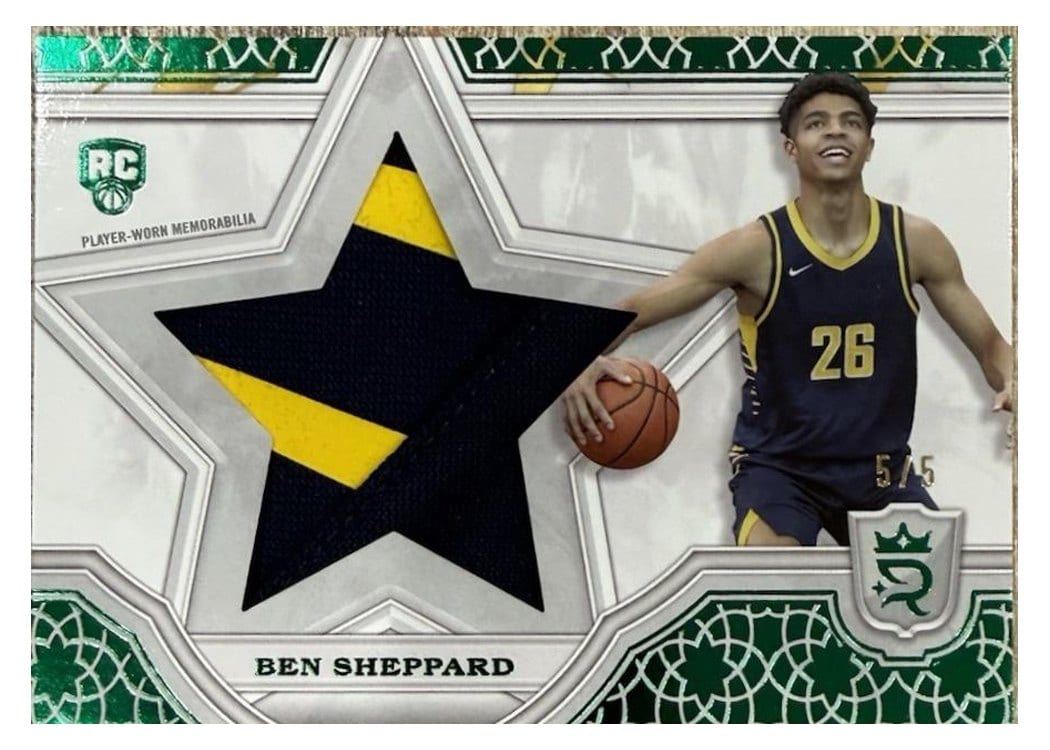 2023-24 Topps Royalty Star Relics Ben Sheppard #SR-BS card