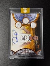 2025-26 Topps 3 Veteran 3 Patch Autographs Ben Sheppard #V3A-BSH card