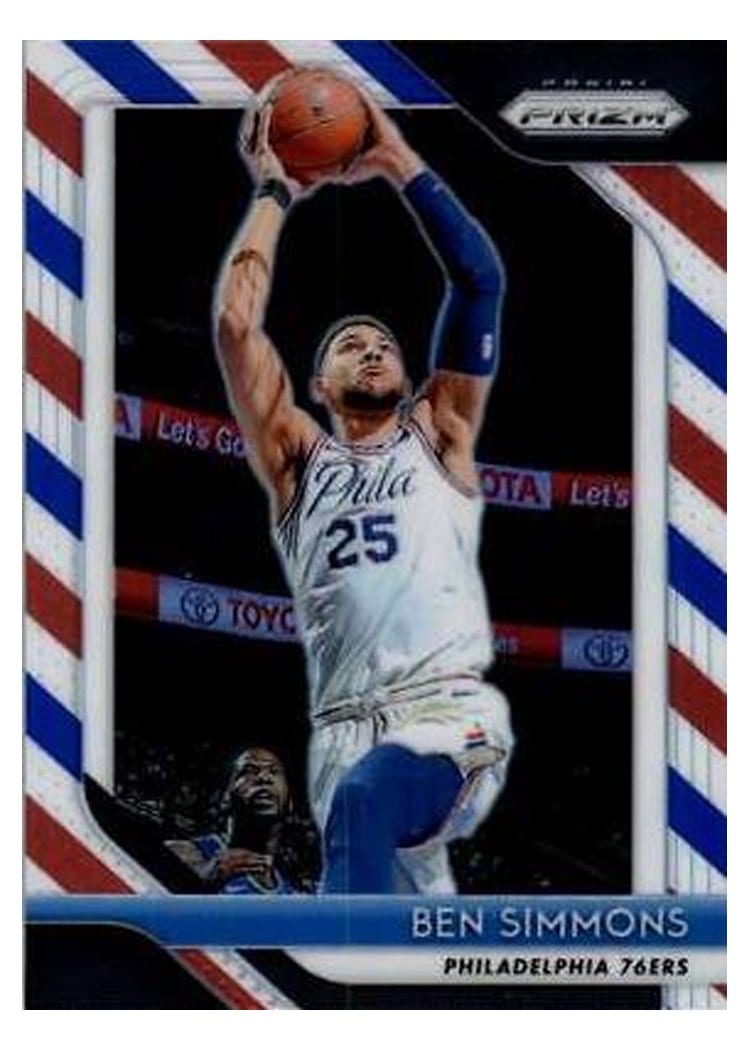 2018-19 Panini Prizm Base Set Ben Simmons #219 card