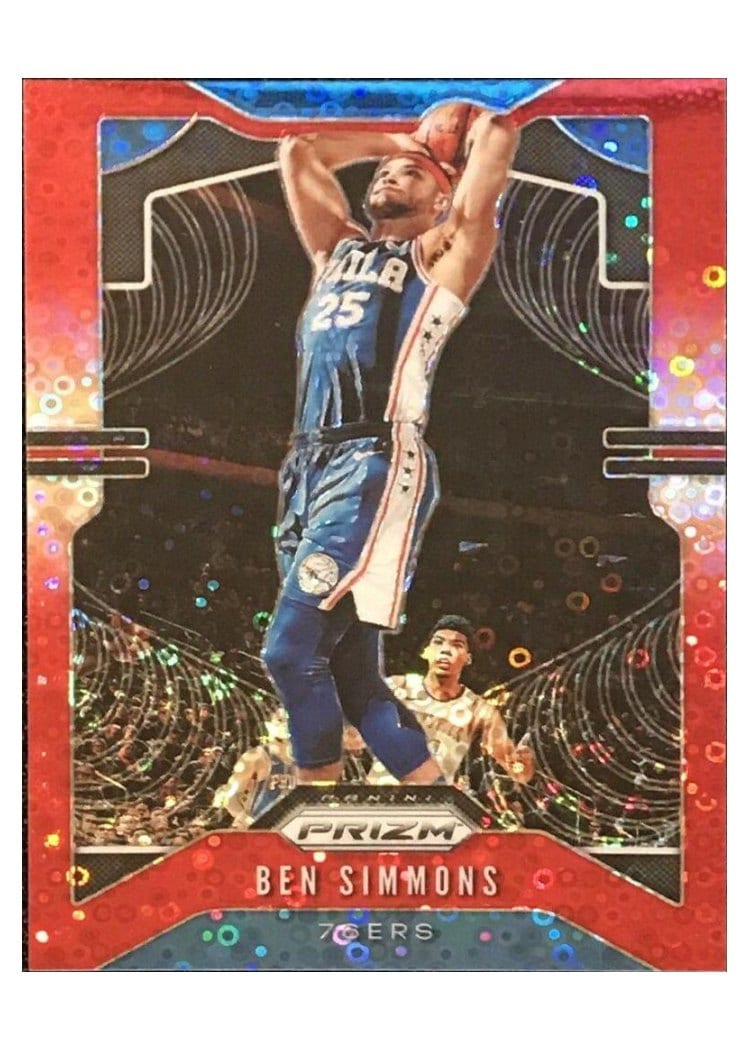 2019-20 Panini Prizm Base Set Ben Simmons #198 card