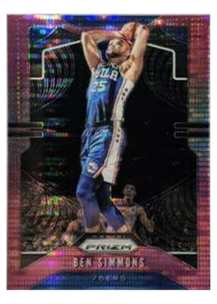 2019-20 Panini Prizm Base Set Ben Simmons #198 card