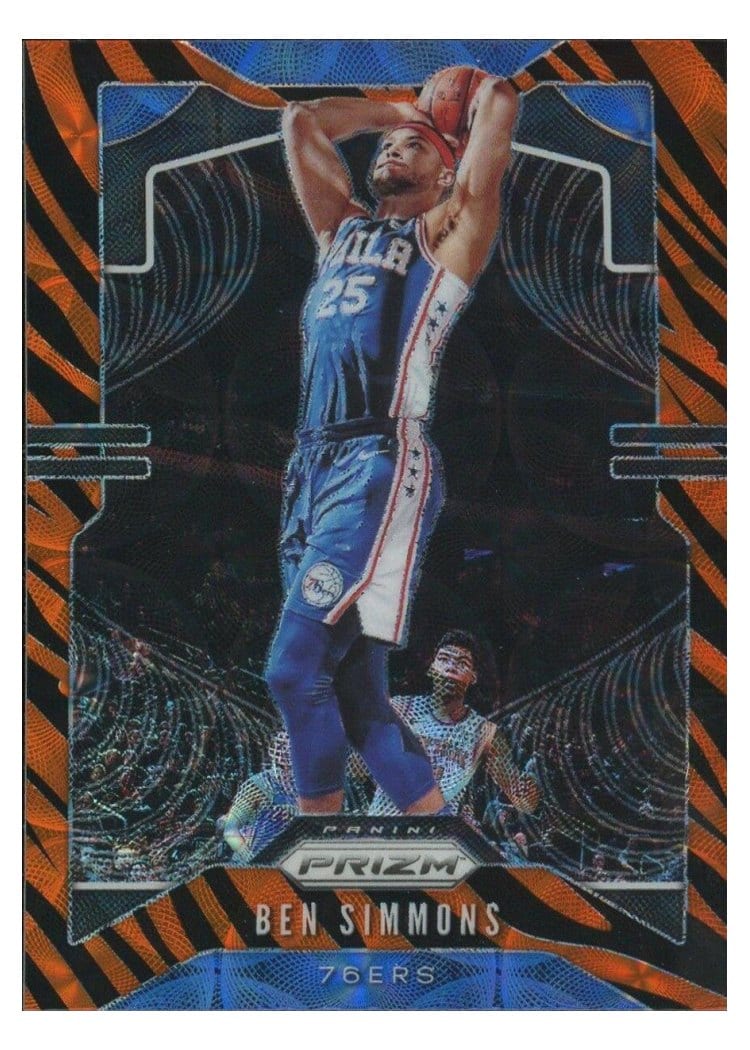 2019-20 Panini Prizm Base Set Ben Simmons #198 card
