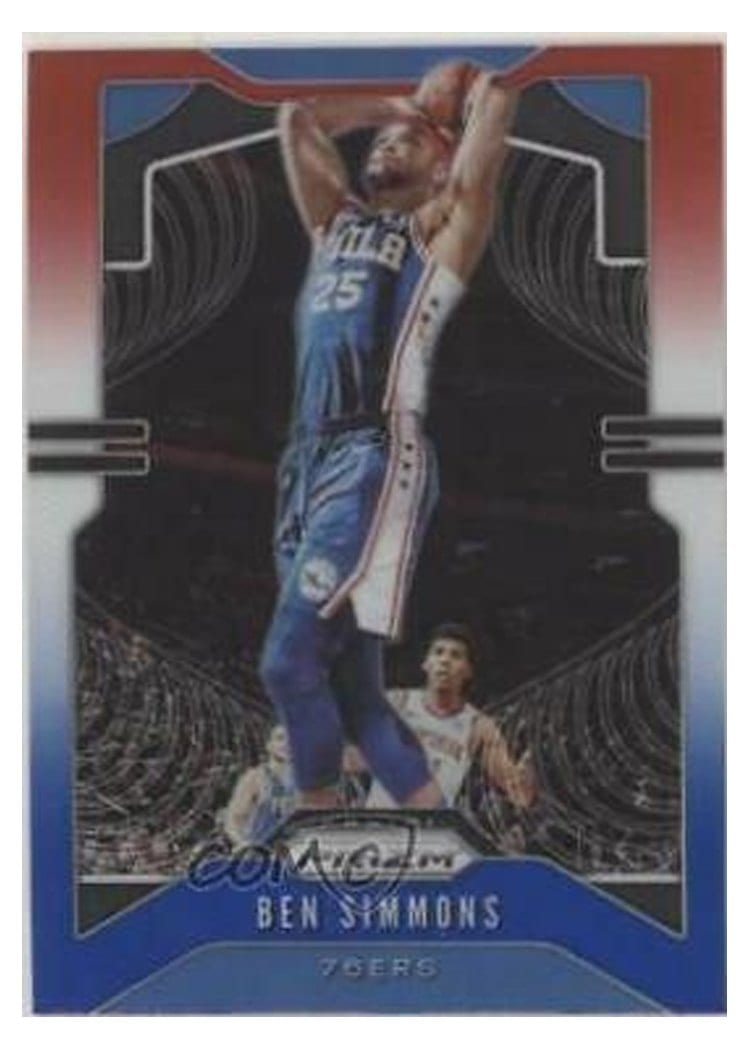 2019-20 Panini Prizm Base Set Ben Simmons #198 card