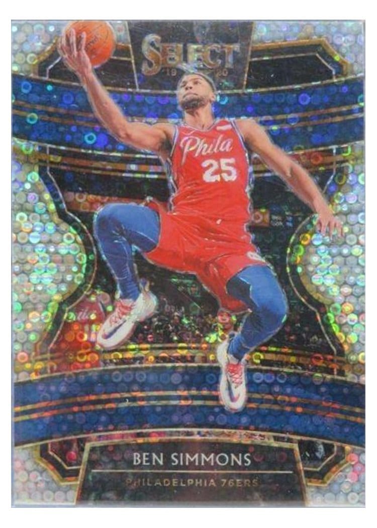 2019-20 Panini Select Base Set Ben Simmons #36 card