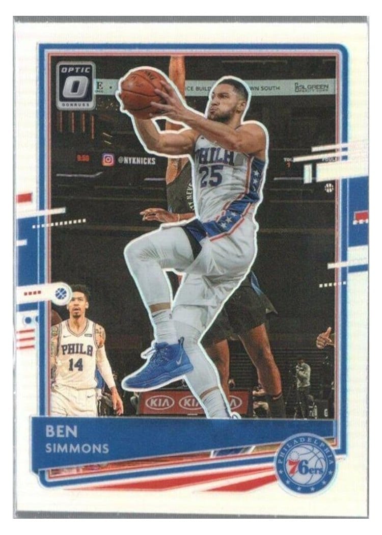2020-21 Donruss Optic Base Set Ben Simmons #111 card
