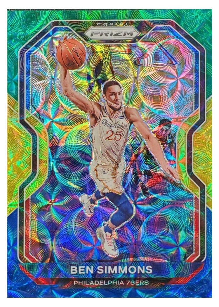 2020-21 Panini Prizm Base Set Ben Simmons #125 card