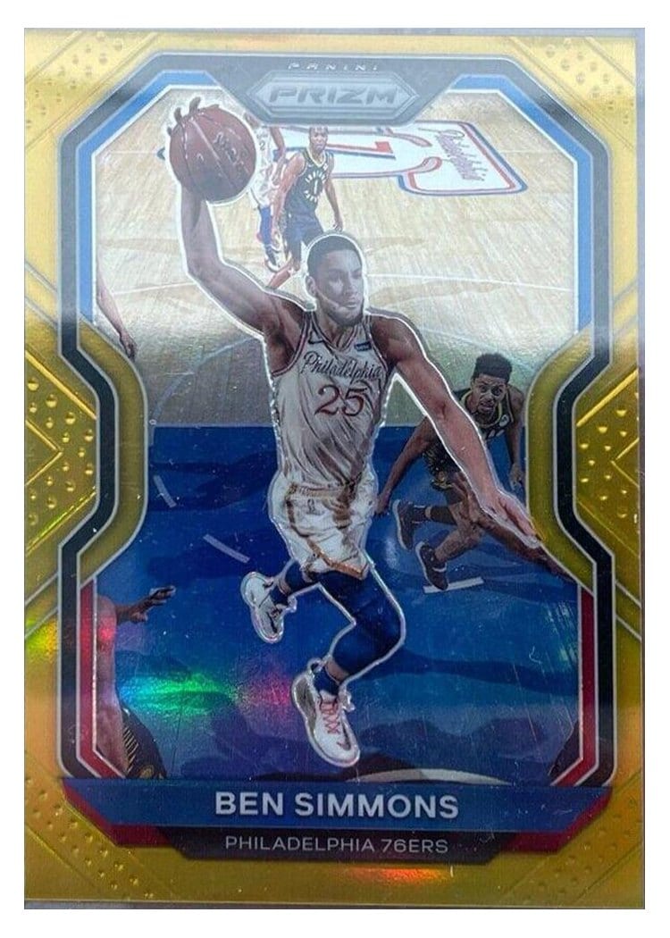 2020-21 Panini Prizm Base Set Ben Simmons #125 card