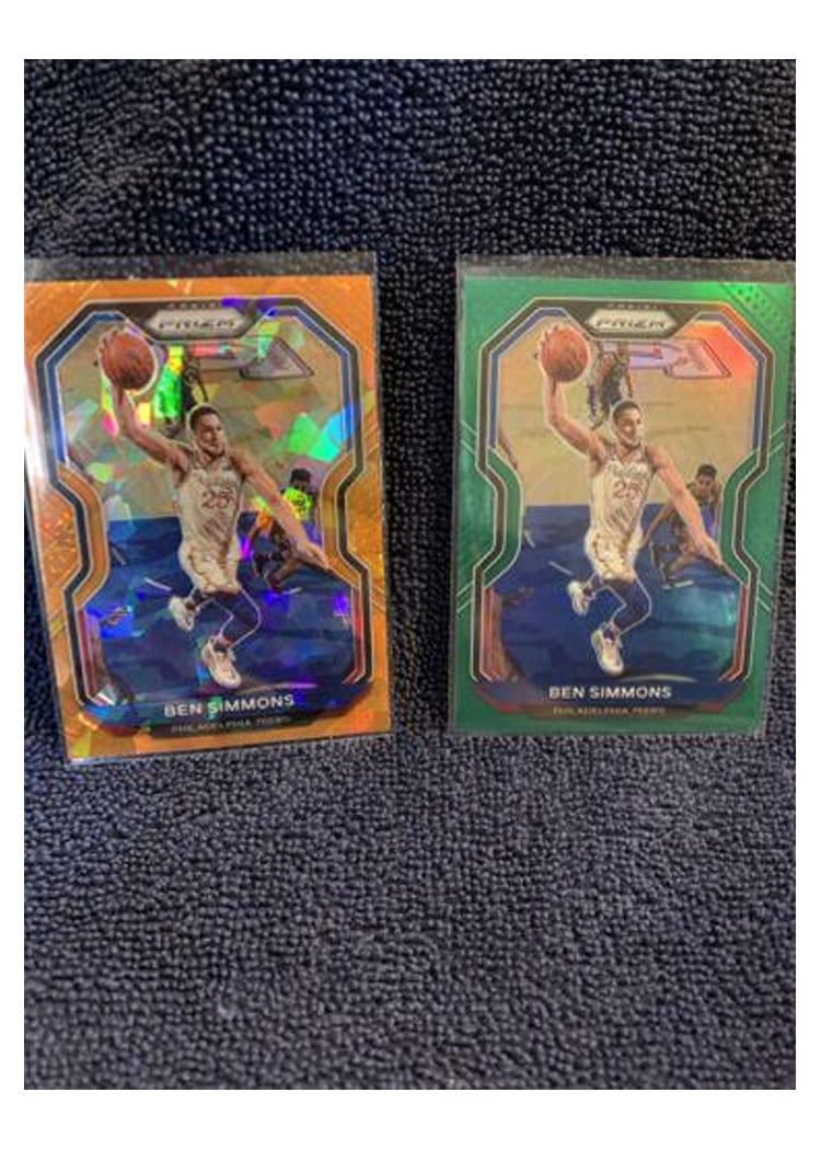 2020-21 Panini Prizm Base Set Ben Simmons #125 card
