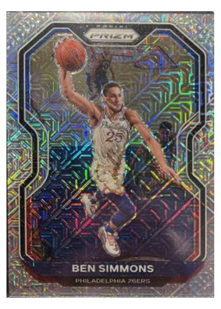 2020-21 Panini Prizm Base Set Ben Simmons #125 card