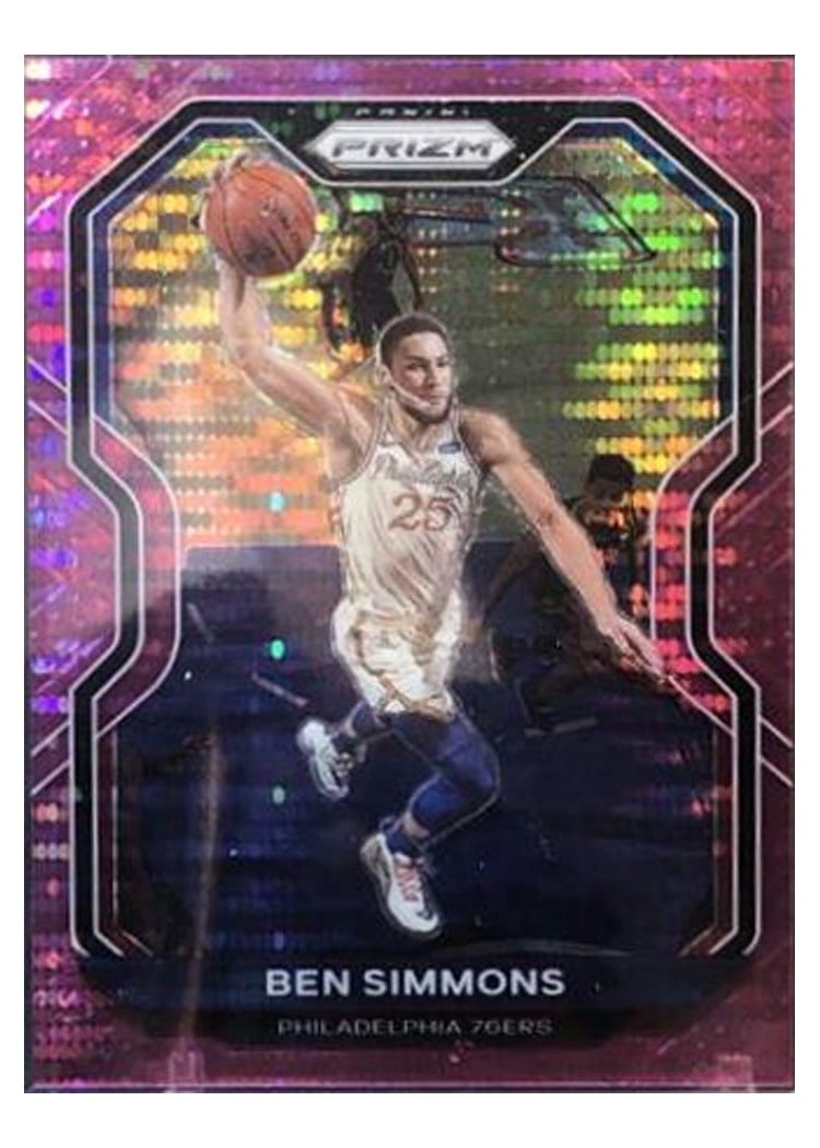2020-21 Panini Prizm Base Set Ben Simmons #125 card