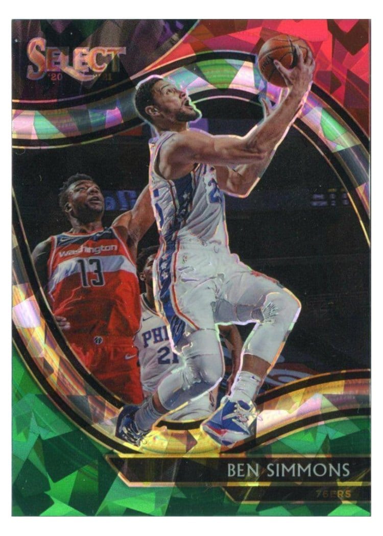 2020-21 Panini Select Base Set Ben Simmons #249 card