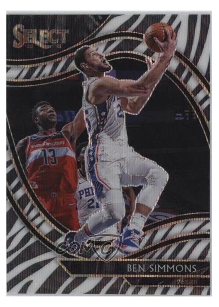 2020-21 Panini Select Base Set Ben Simmons #249 card