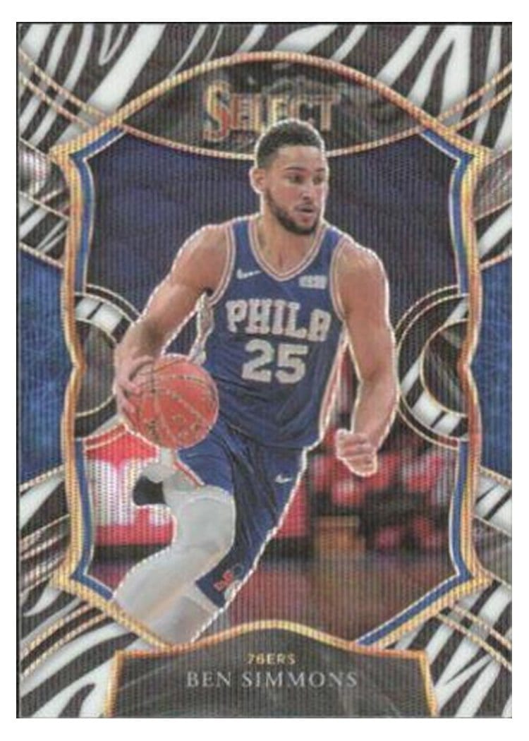 2020-21 Panini Select Base Set Ben Simmons #34 card