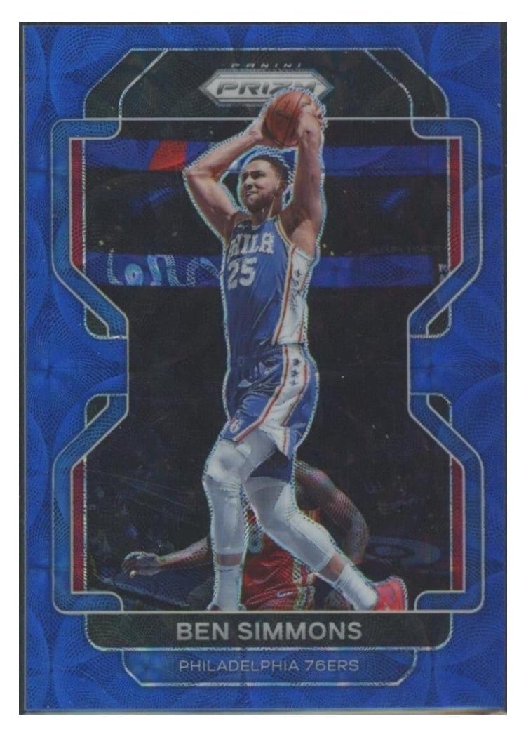 2021-22 Panini Prizm Base Set Ben Simmons #199 card