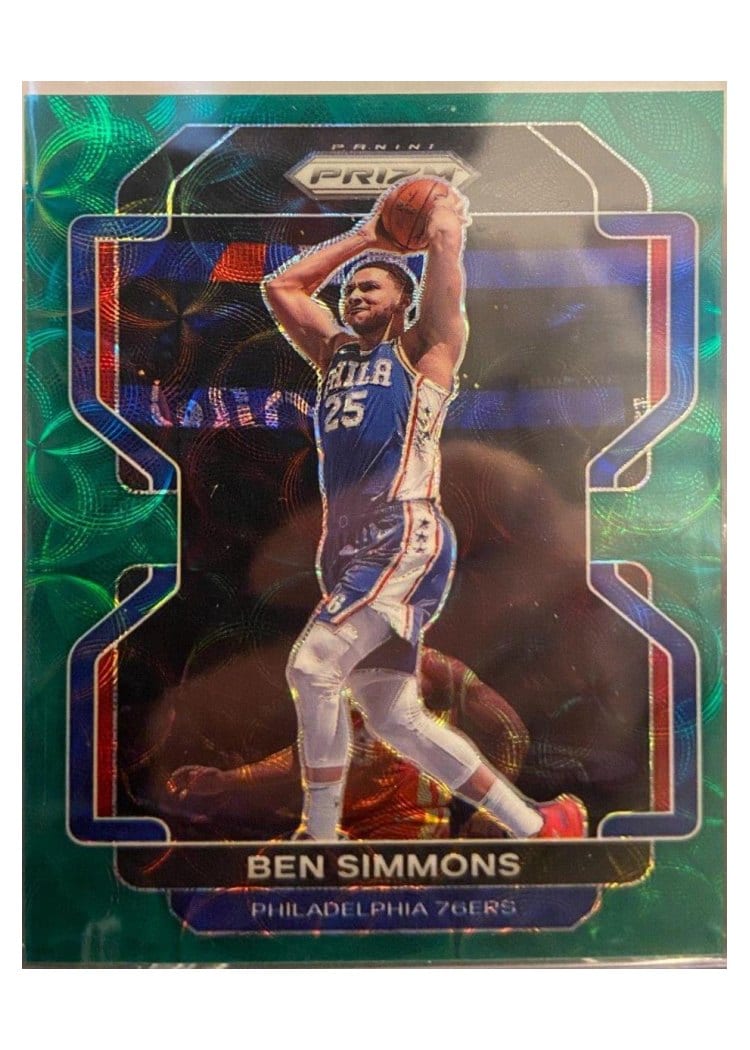 2021-22 Panini Prizm Base Set Ben Simmons #199 card