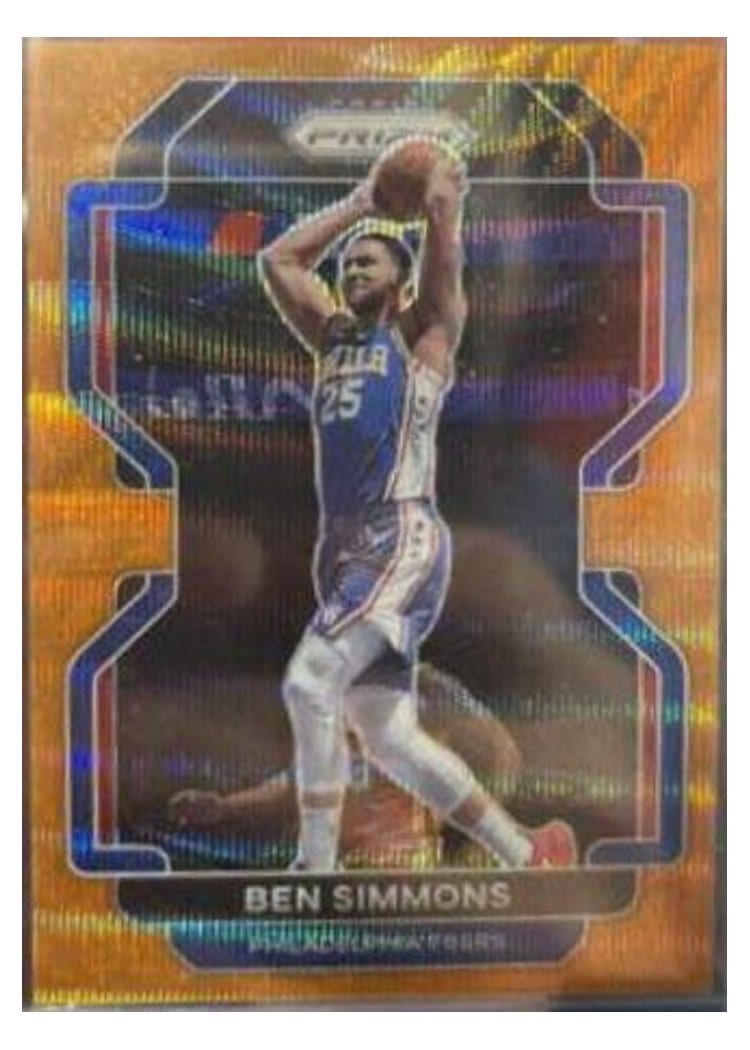 2021-22 Panini Prizm Base Set Ben Simmons #199 card