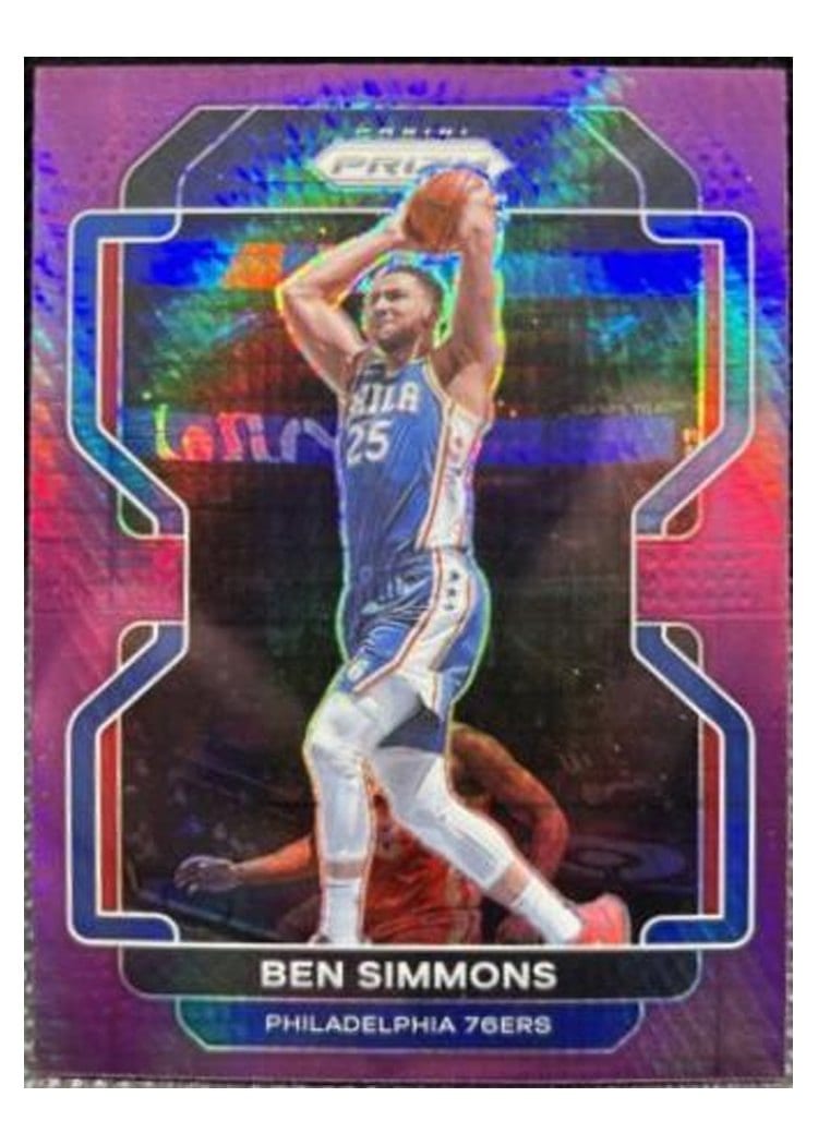 2021-22 Panini Prizm Base Set Ben Simmons #199 card