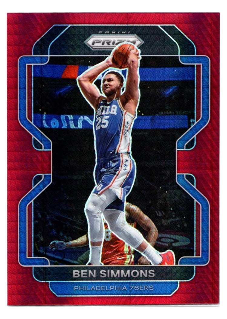 2021-22 Panini Prizm Base Set Ben Simmons #199 card
