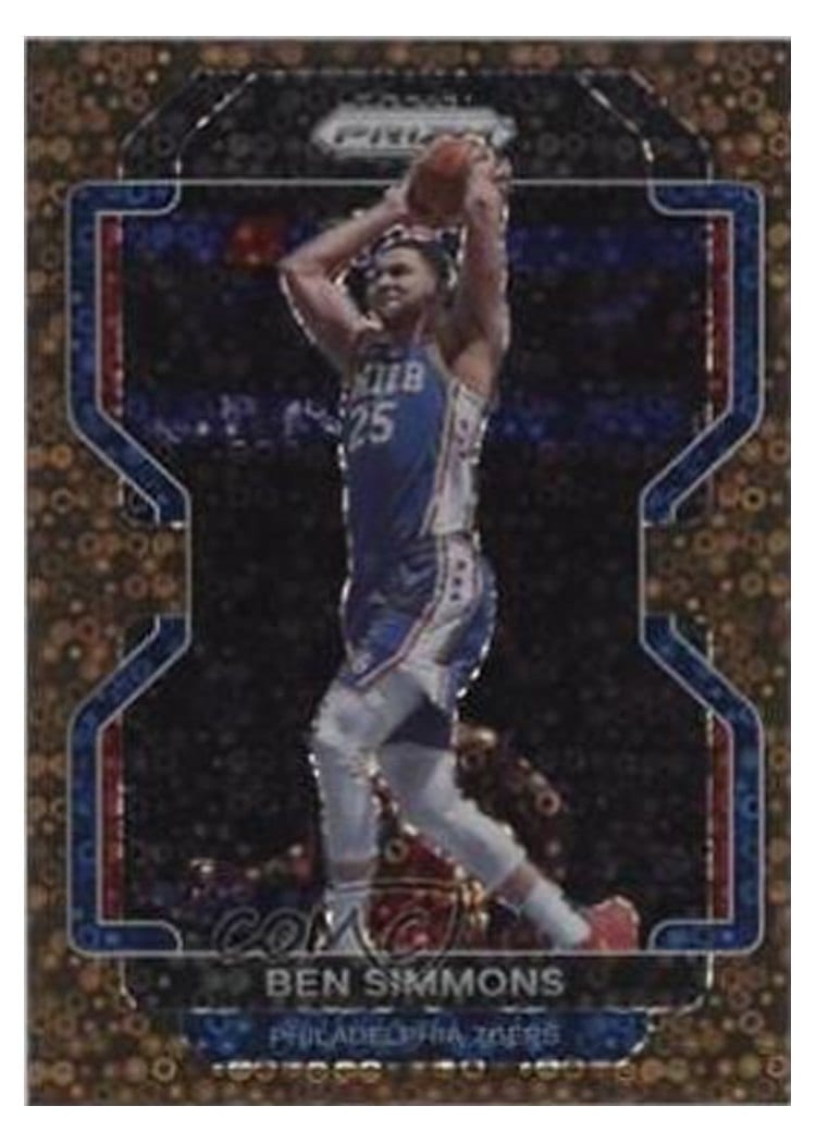 2021-22 Panini Prizm Base Set Ben Simmons #199 card