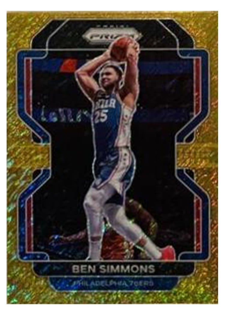 2021-22 Panini Prizm Base Set Ben Simmons #199 card