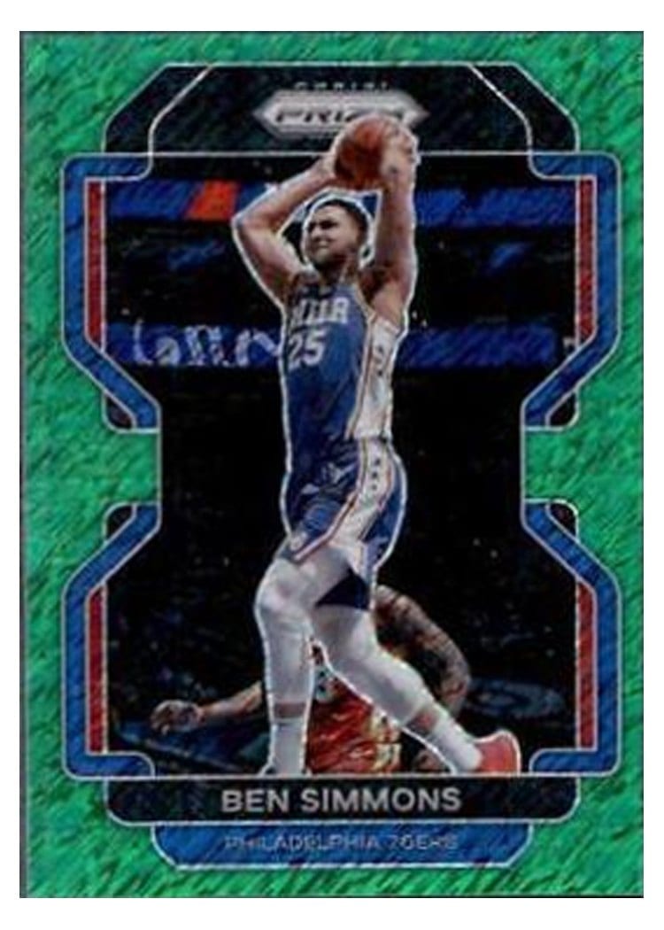 2021-22 Panini Prizm Base Set Ben Simmons #199 card