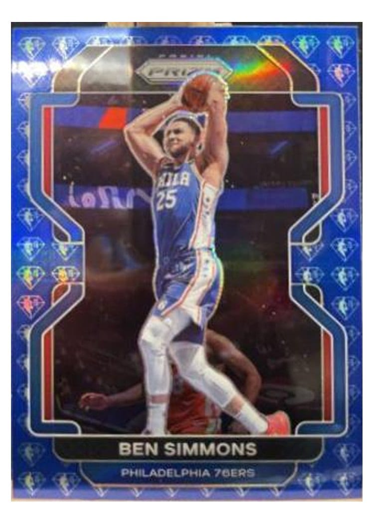 2021-22 Panini Prizm Base Set Ben Simmons #199 card