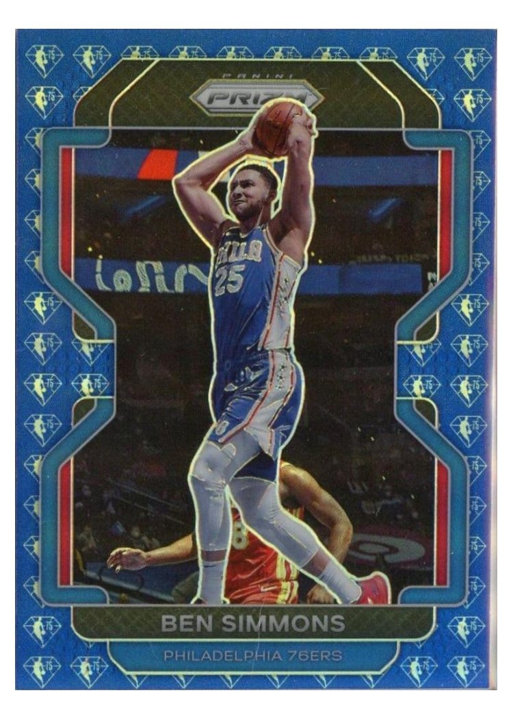 2021-22 Panini Prizm Base Set Ben Simmons #199 card