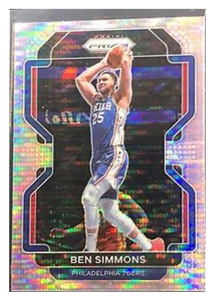 2021-22 Panini Prizm Base Set Ben Simmons #199 card