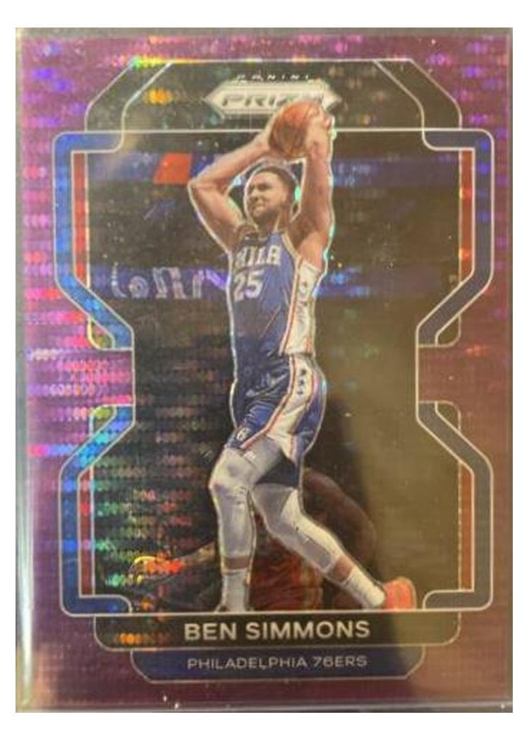 2021-22 Panini Prizm Base Set Ben Simmons #199 card