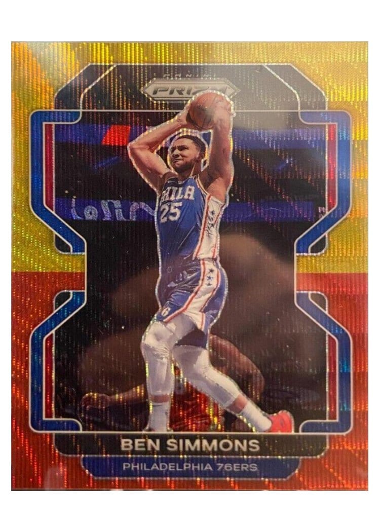 2021-22 Panini Prizm Base Set Ben Simmons #199 card