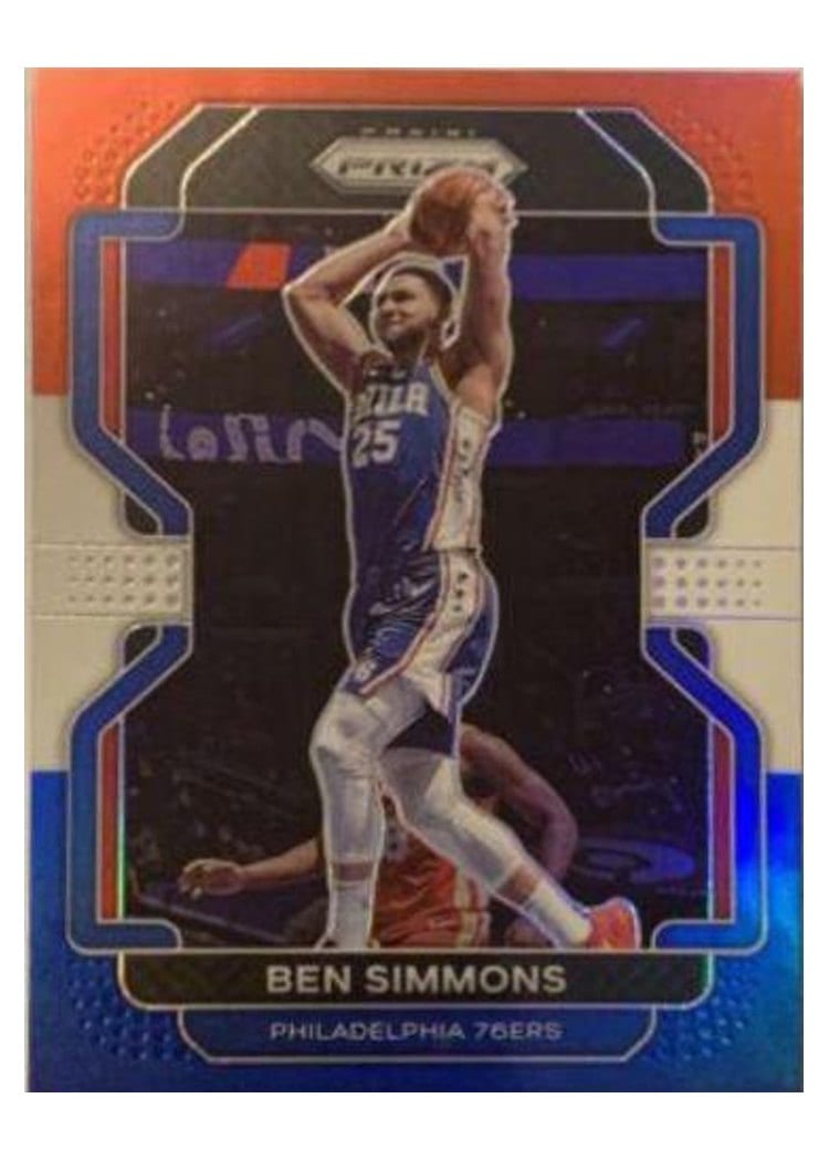 2021-22 Panini Prizm Base Set Ben Simmons #199 card