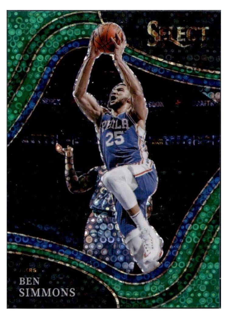2021-22 Panini Select Base Set Ben Simmons #258 card
