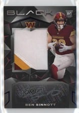 2024 Panini Black Rookie Patch Autographs Ben Sinnott #237 card
