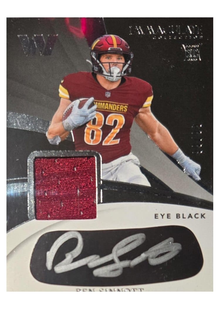 2024 Panini Immaculate Collection Immaculate Rookie Eye Black Jersey Ben Sinnott #36 card