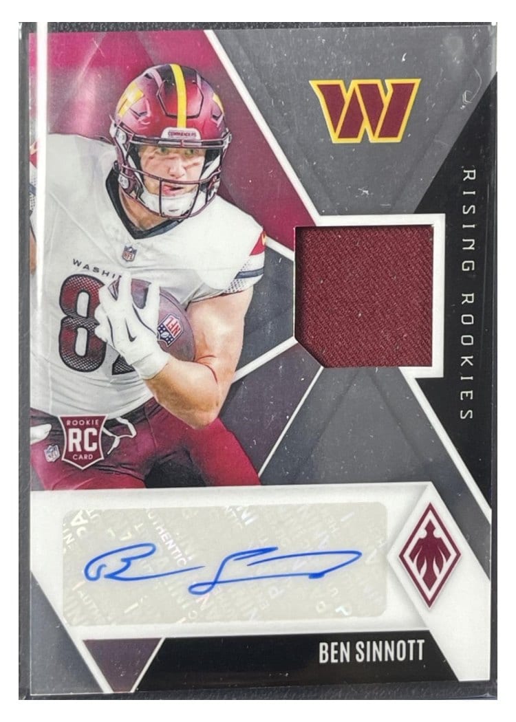 2024 Panini Phoenix Rising Rookie Autographs Jersey Ben Sinnott #RRAJ-BST card