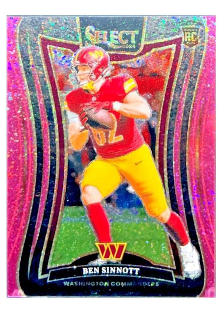 2024 Panini Select Base Set Ben Sinnott Pink Glitter Prizm #308 card