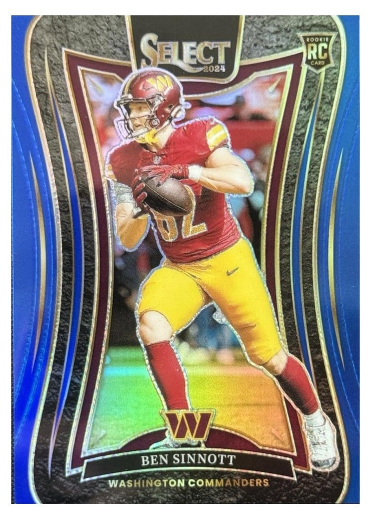 2024 Panini Select Base Set Ben Sinnott Blue Prizm #308 card