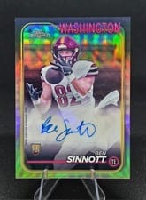 2024 Topps Chrome Rookie Autographs Ben Sinnott #RA-BSI card
