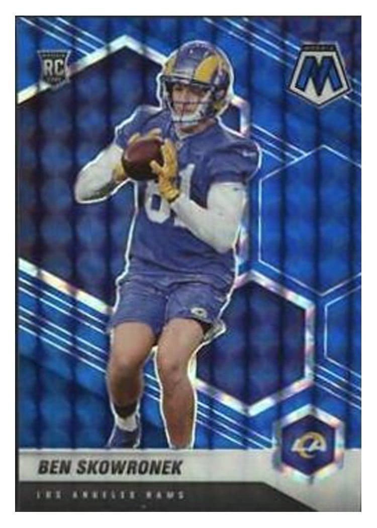 2021 Panini Mosaic Base Set Ben Skowronek Blue Mosaic #399 card