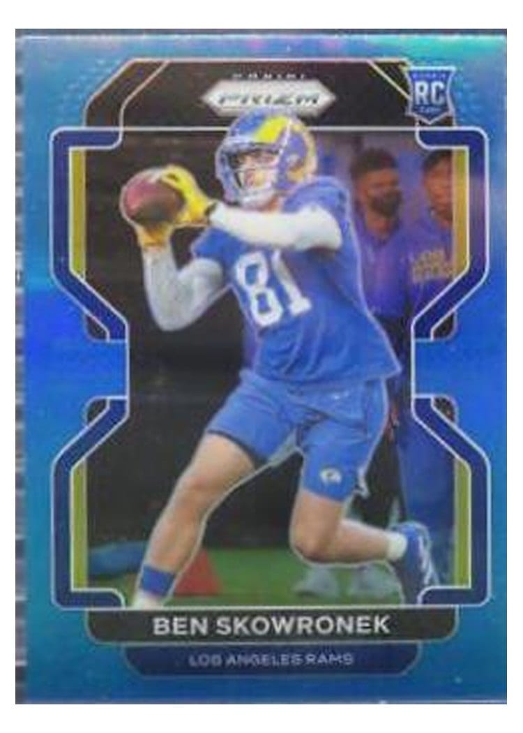 2021 Panini Prizm Base Set Ben Skowronek Light Blue Prizm #413 card