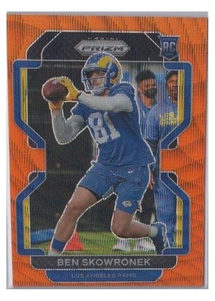 2021 Panini Prizm Base Set Ben Skowronek #413 card