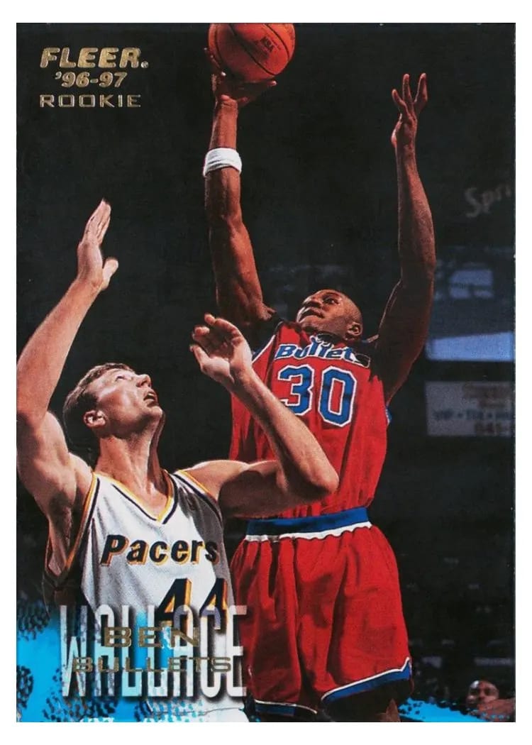 1996 Fleer Ben Wallace #268 card