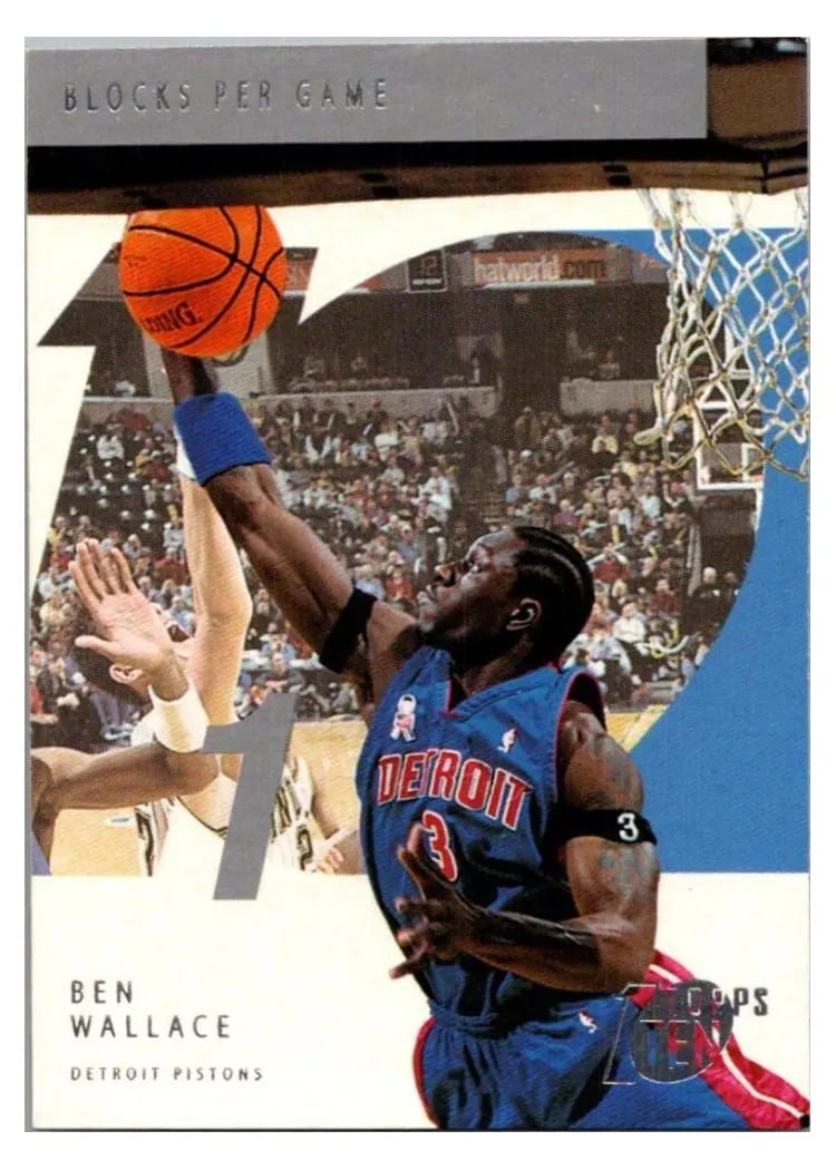 2002 Topps Ten Ben Wallace #41 card