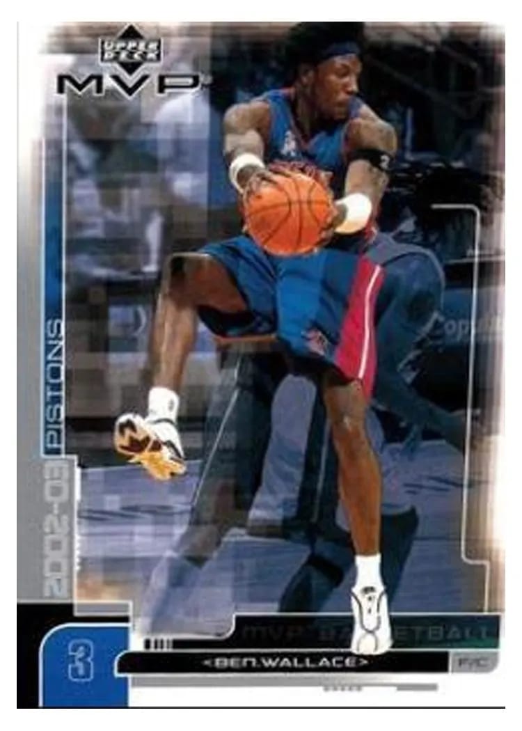 2002 Upper Deck MVP Ben Wallace #49 card
