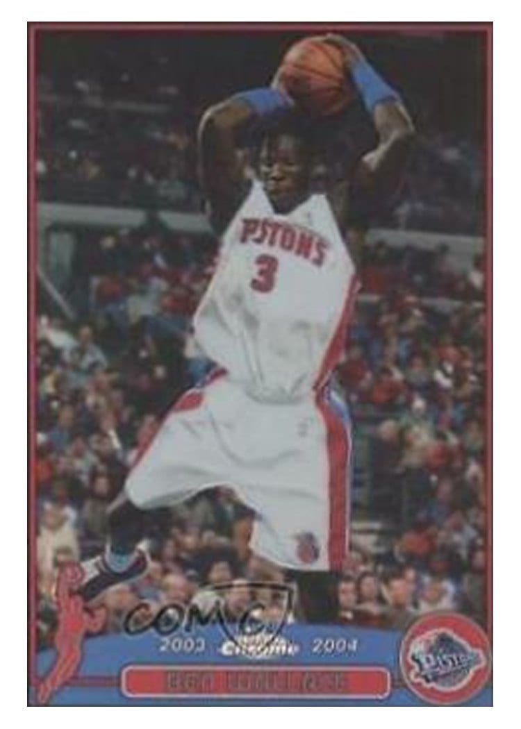 2003 Topps Chrome Ben Wallace #30 card
