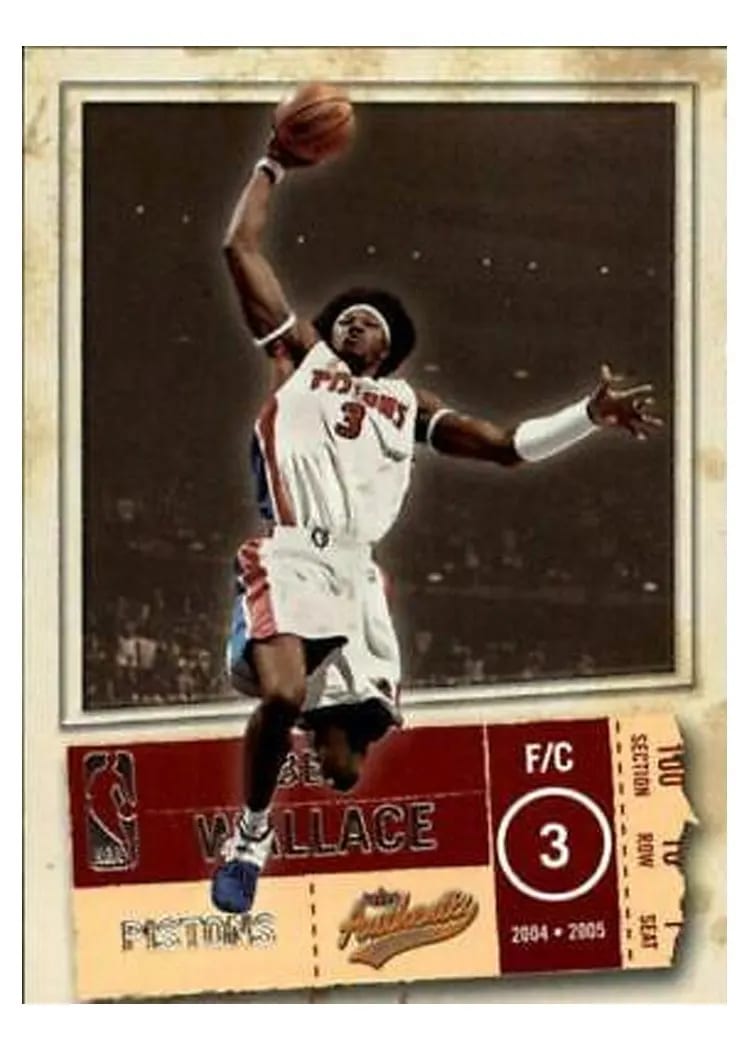 2004 Fleer Authentix Ben Wallace #20 card